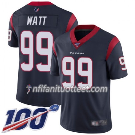 Miesten Houston Texans NFL Pelipaita J.J. Watt 99 Nike Navy Sininen 100th